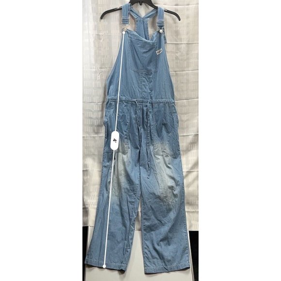 BELINDA Women OVERALL Pants  Size S Color Blue LIGHT WASH - Picture 7 of 16